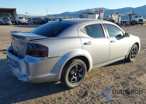2014 Dodge Avenger Se from USA, damaged, VIN 1C3CDZAB7EN195972